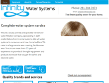 Tablet Screenshot of infinitywater.net